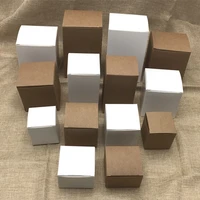 50pcs white paper cardboard box for packing diy kraft packaging boxesdiy candy handmade soap gift boxes height 3cm 16cm