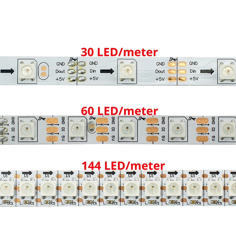 WS2812b Светодиодные ленты пиксели матрицы DIY программируемый Управление Ambilight