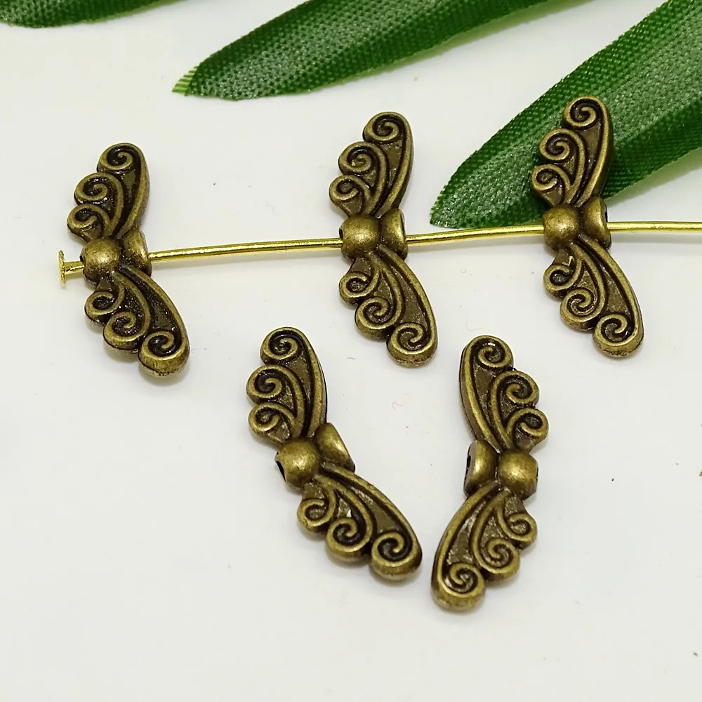 

Tibetan Antique Angel Fairy Wings Charms Pendants Jewelry Making Accessories Diy Jewelry Findings Zinc Alloy