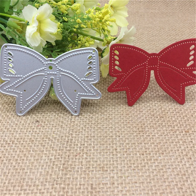 Галстук-бабочка в форме банта металлические режущие штампы фотоальбом карточка