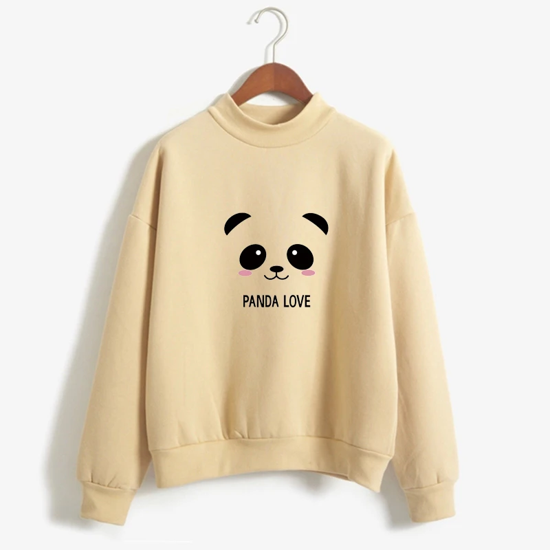Новинка худи весна осень Kpop одежда Топ с длинным рукавом Kawaii Панда печатных Harajuku Толстовка женские толстовки Moletom Feminino