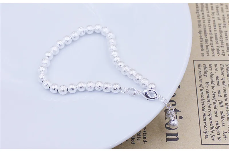 TJP модные браслеты с матовыми шариками для девушек на ногу новые женские из