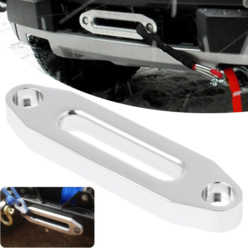4000lbs Alumimum Hawse Fairlead для синтетической лебедки трос свинец для внедорожника ATV UTV универсальные буксировочные канаты автомобильные аксессуары