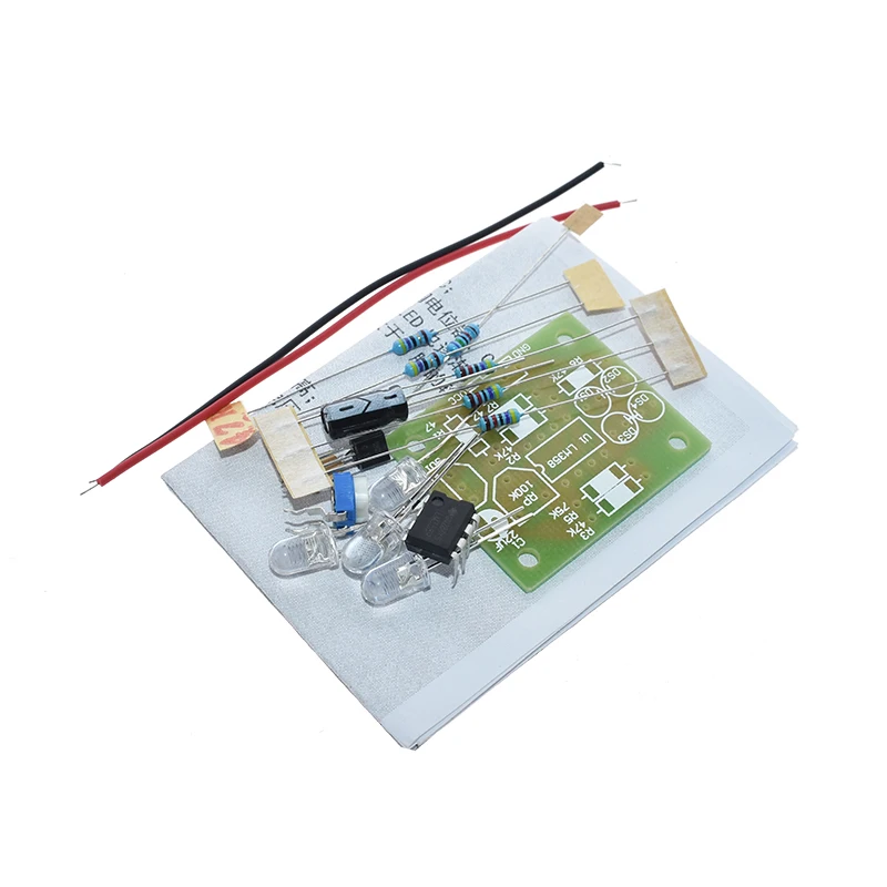 AEAK LM358 светодиодный светильник для дыхания, электронный производственный набор, электронные наборы, детали для самостоятельной сборки, дыхательный светильник, diy набор, PCB лаборатория