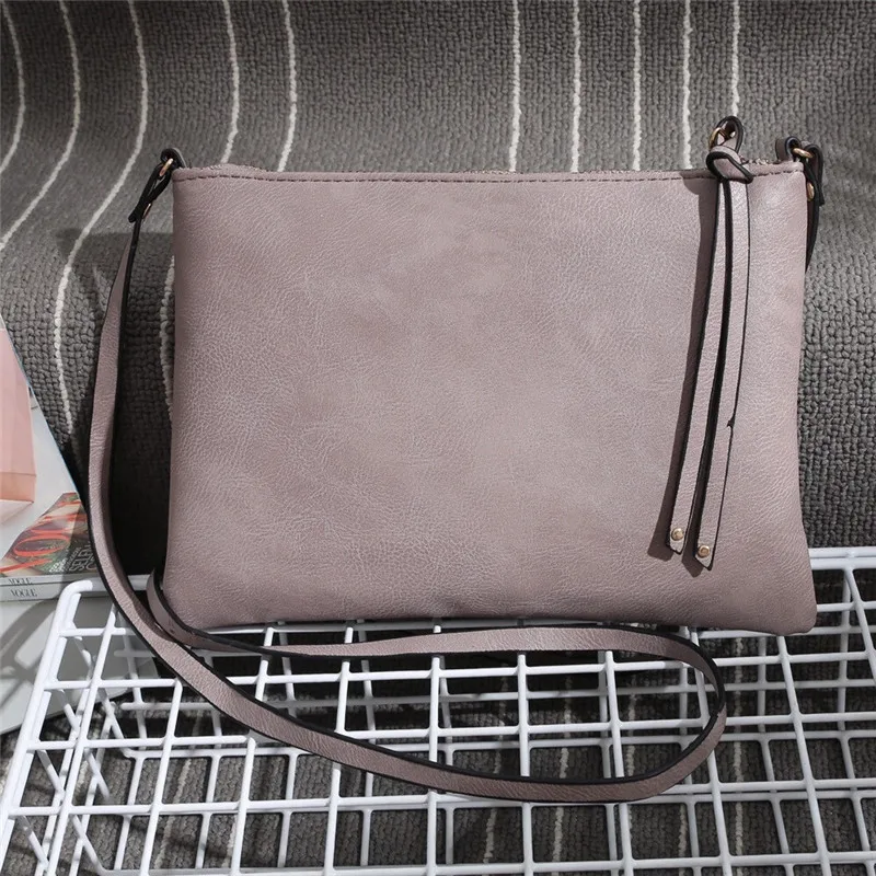 Женская сумка-мессенджер из мягкой кожи на молнии разных цветов #40 | Багаж и сумки