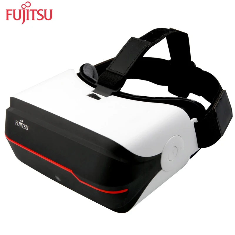 Fujitsu Все в Одном VR Гарнитура Android 4.4 Quad Core 1.5 ГГц ПРОЦЕССОР Виртуальная Реальность 3D