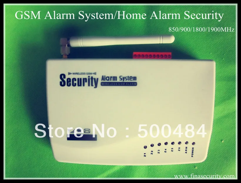 Intelligent Quad Band GSM Alarm &amp Remote Control Setting Arm Disarm&amp Auto Dialing-2 x Door sensor plus 2 PIR motion |