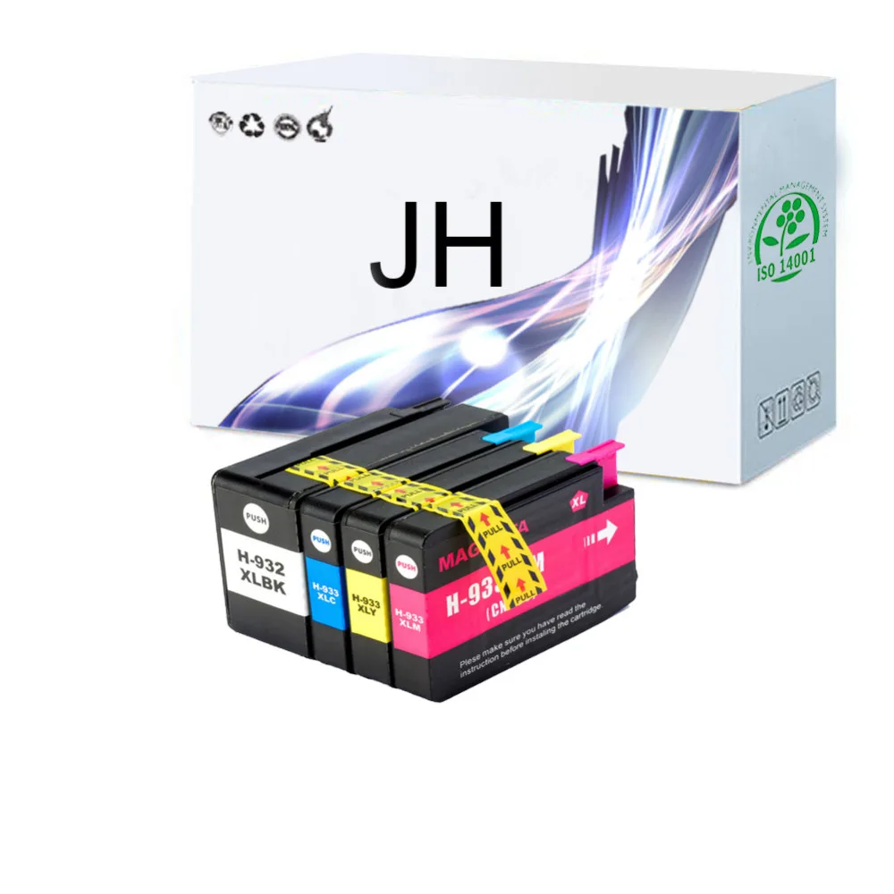 1 комплект чернильных картриджей совместимый с HP 932 933 932XL 933XL для Officejet 6100 6600 6700 7110