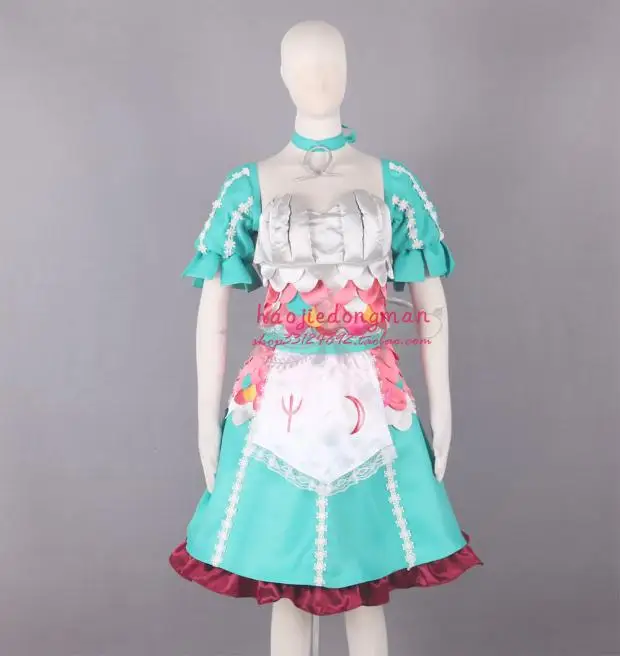 2016 Алиса: безумие возвращается платье Косплэй Костюм Русалки рождественское из с