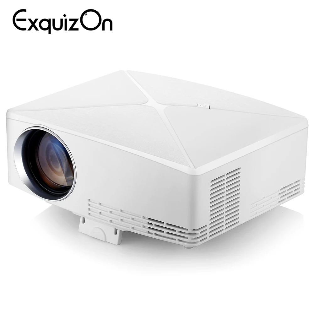 Exquizon C80 проектор ЖК дисплей дома Театр 1280x720 Разрешение LED Портативный HD