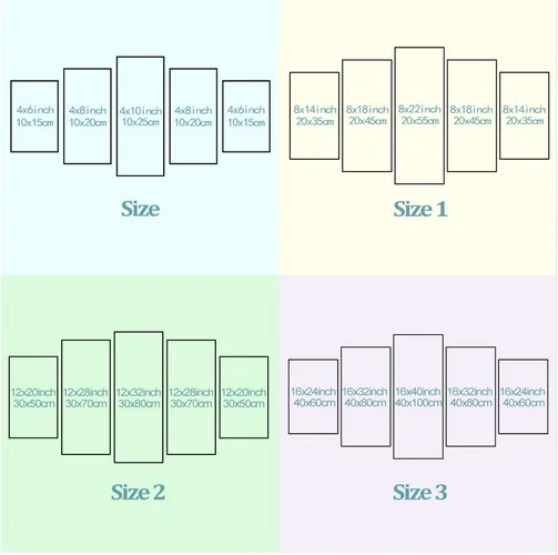 Модульная рамка для фотографий HD в рамке домашний настенный художественный
