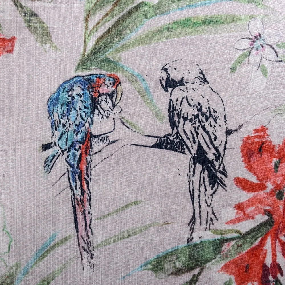 ChadMade Новый попугай цветок окно шторы тепло передачи печати узор плотные на