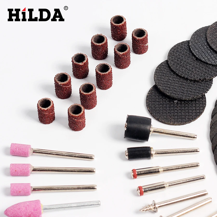 HILDA 120 шт. набор инструментов для полировки Dremel стильные аксессуары аксессуаров