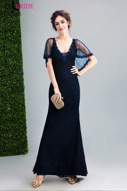 Русалка принцесса вечернее платье женское элегантное Королевское синее 2019