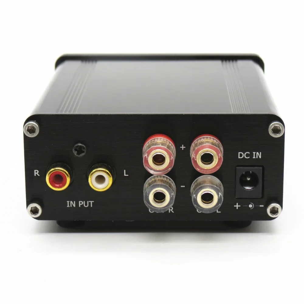 

TIANCOOLKEI YJ3116 2 channel Hifi Digital Audio Power Amplifier TPA3116 24v mini Home Audio video Amplifiers black With power