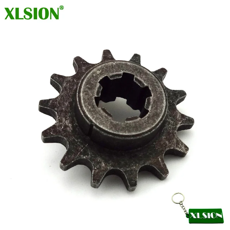 XLSION T8F 14 T зубчатый клатч коробка передач передний валик Звездочка для 47cc 49cc 2