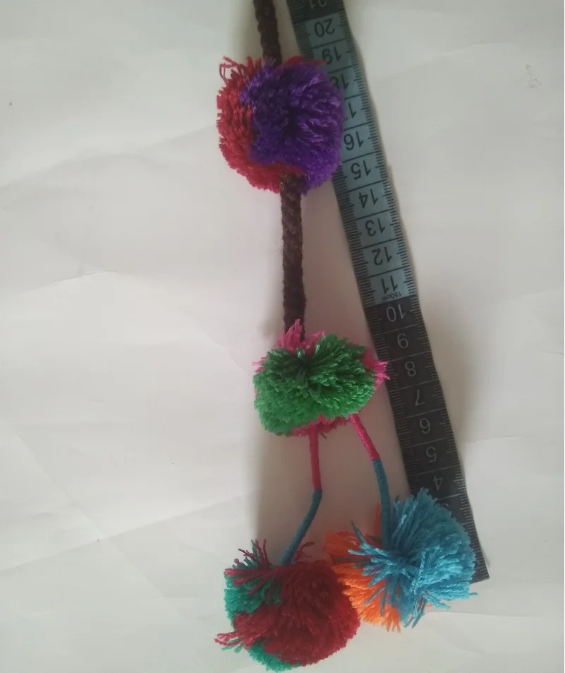 Brand 2020 Contrast Color Bag Accessory Colorful Sweater Ball Yard Tassel For Bags Accessories | Багаж и сумки
