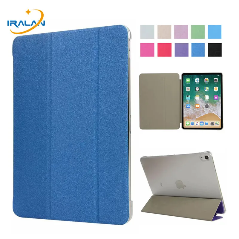 Новый тонкий Чехол книжка из искусственной кожи 3 сложения для нового iPad Pro 11 2018