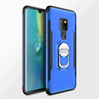 gkk case for huawei mate 20 case with finger ring hard pc soft tpu edge colorful for huawei mate 20 cover funda for mate 20