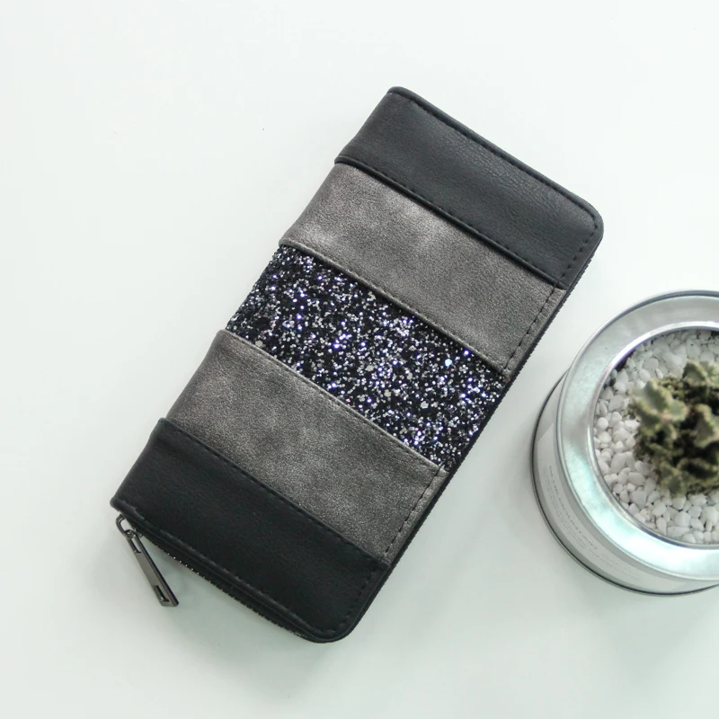 Женские кошельки и кожаные 2019 модные повседневные женский длинный кошелёк для