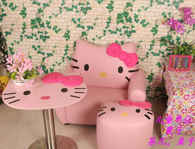 Луи мода дети учатся диван Принцесса hello kitty Набор милый мультфильм