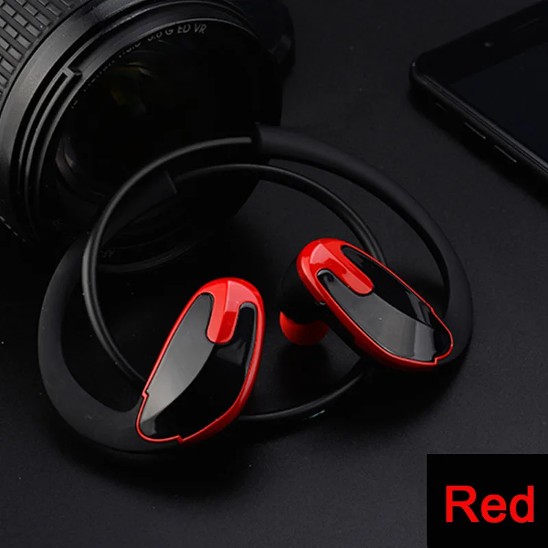 Для Blackview S8 S6 P2 Lite BV7000 BV8000 Pro BV9000 Pro A7 A10 наушники для спорта беспроводной bluetooth-наушник bluetooth наушник - Цвет: Красный