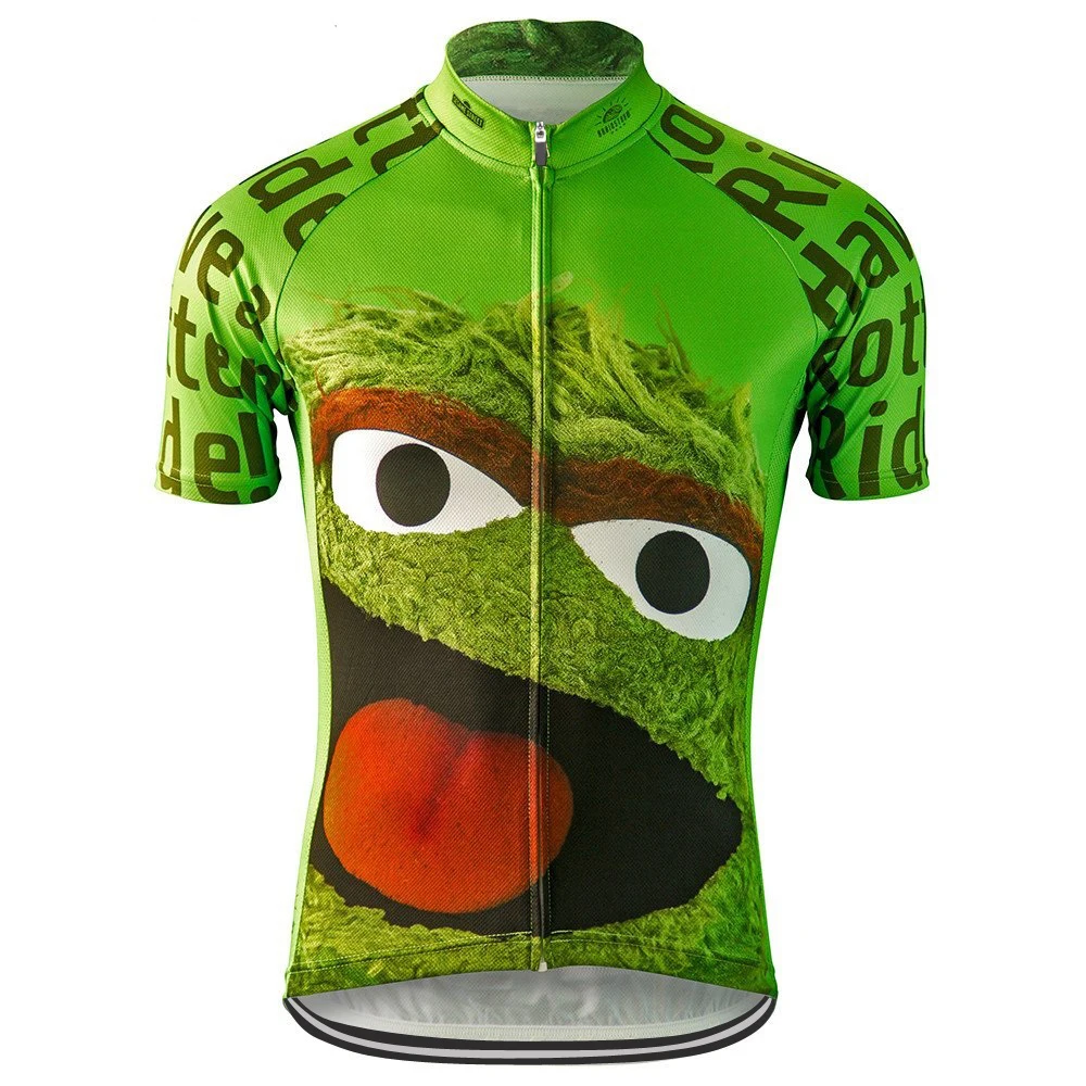 Со смешными героями из мультфильмов Велоспорт Джерси ropa ciclismo Для мужчин с