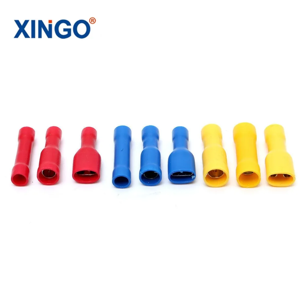 Набор изолированных обжимных клемм для проводов 480 шт. красный синий желтый|wire