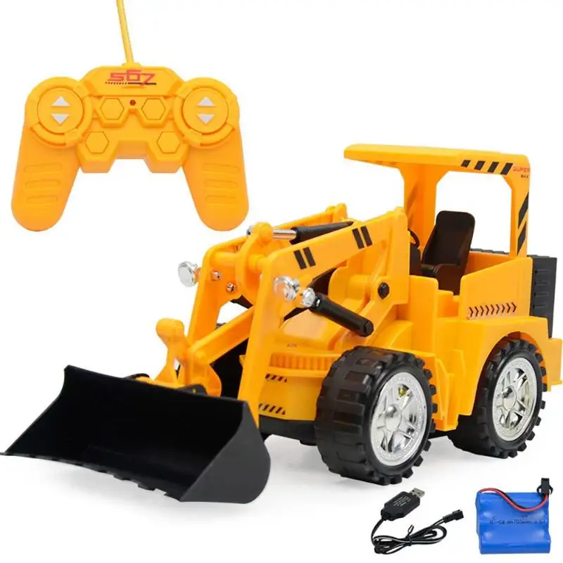 Детские игрушки для грузовых автомобилей RC набор 5 каналов симулятор экскаватор на дистанционном управлении модель игрушки с светильник Инженерная модель детских игрушек