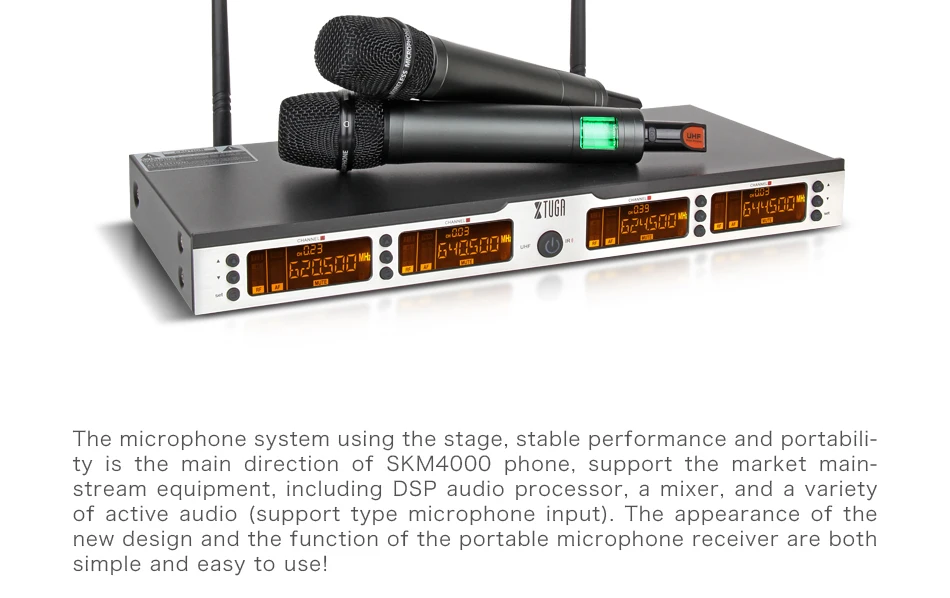 XTUGA SKM4000 Высокое качество 400 канальный Беспроводная система микрофонов UHF вечерние сценические ручные ошейники микрофон гарнитура петличный