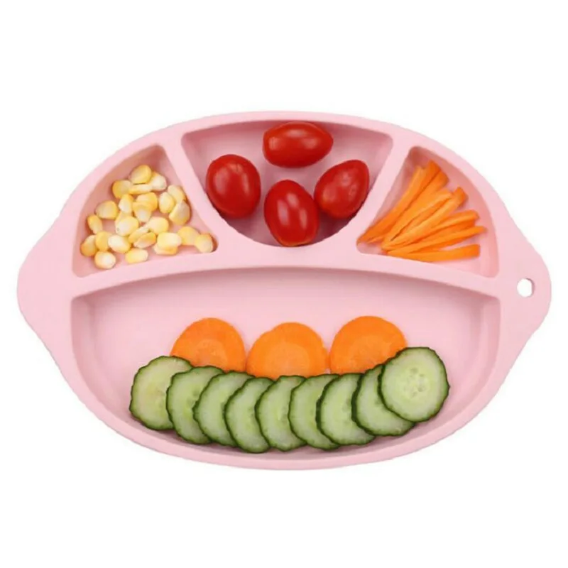 Детская тарелка новая из пищевого силикона для кормления младенцев фруктов