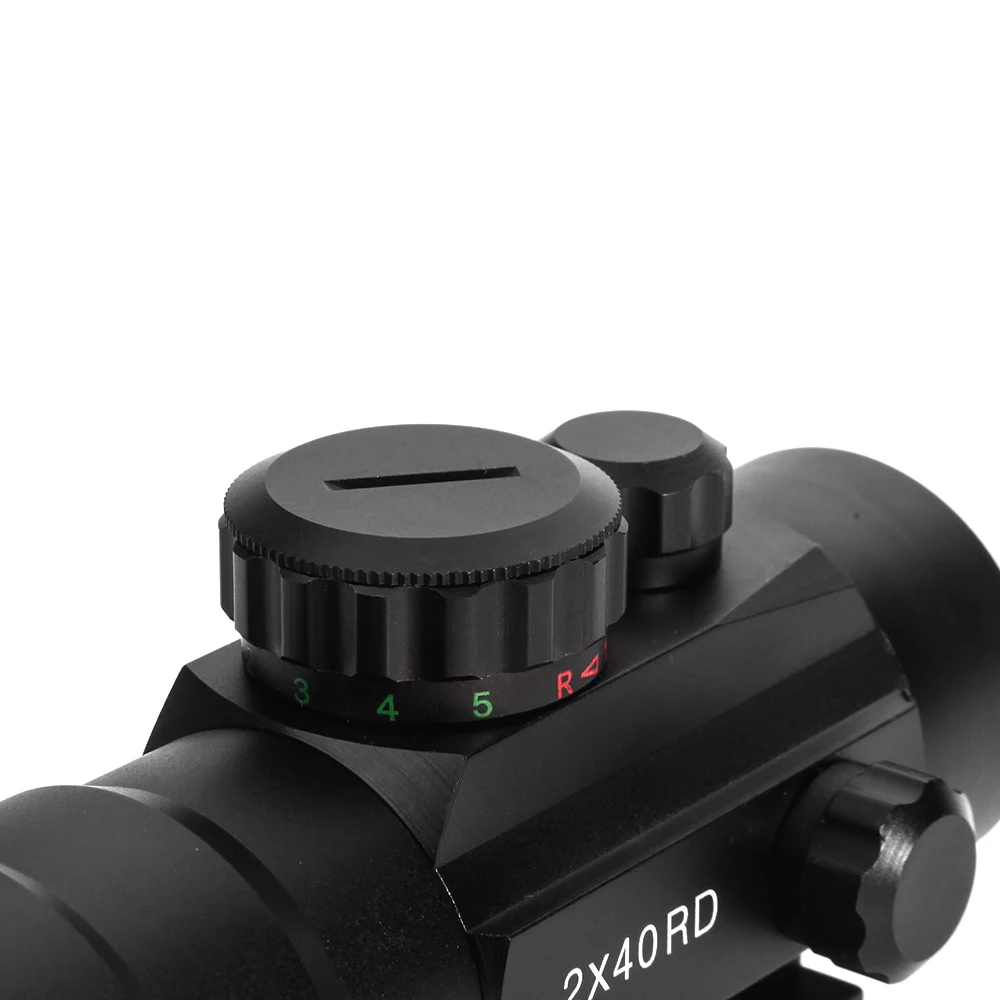 2X40RD охотничий прицел тактическая оптика Riflescope Fit Picatinny Rail Mount 11 мм 20 Rood Groen точка