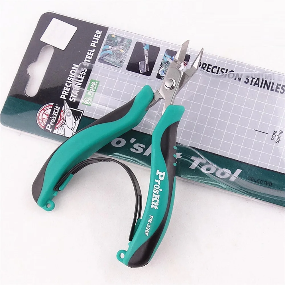 Pro'sKit PM-396F щипцы диагональные плоскогубцы для электрического кабеля для бисероплетения