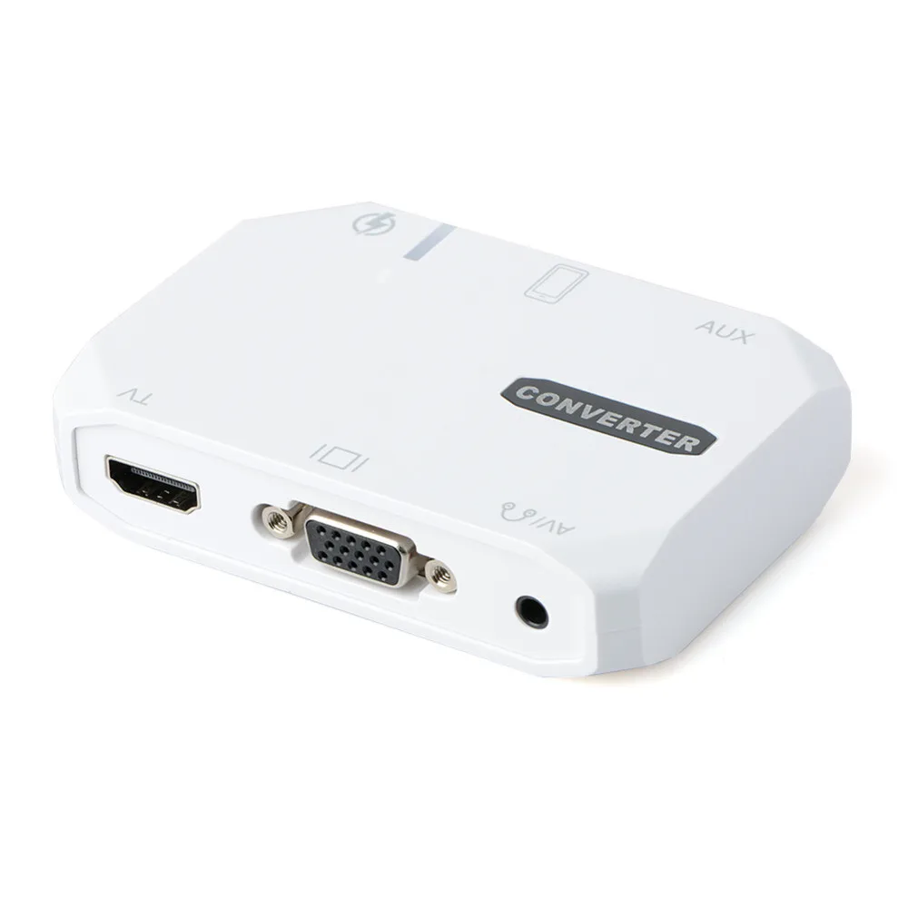 USB C type C к HDMI+ VGA 3 в 1 HDTV конвертер USB 3,1 USB-C адаптер Универсальный для iPhone Android телефон