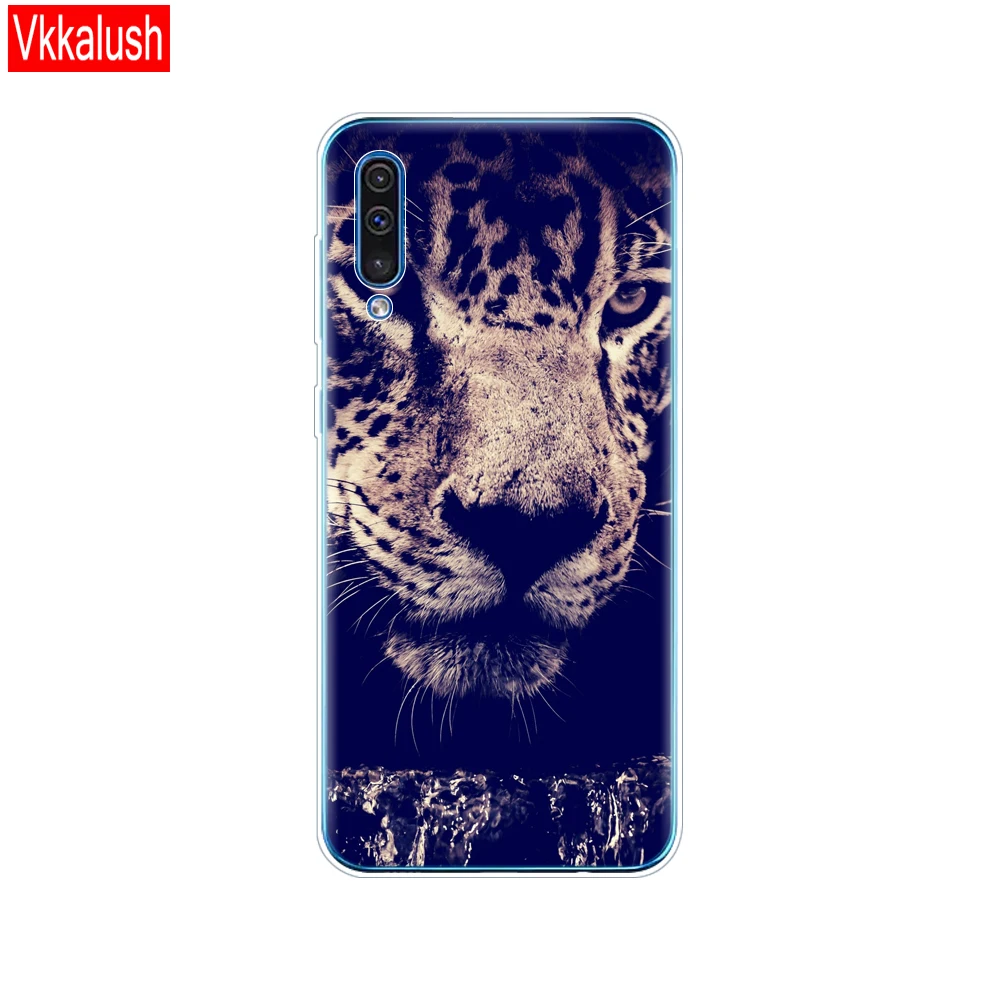 80147 Чехол для samsung Galaxy A50 Чехол Мягкий силиконовый чехол для телефона samsung A50 A505 A505F SM-A505F 6," прозрачный чехол - Цвет: 80147