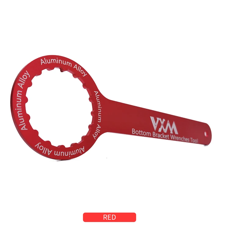 BB Wrench RED VXM Нижний Кронштейн инструмент 44 мм 16 режущая установка инструмент для удаления BB гаечный ключ Ремонт для BSA BB109 BB30 PF30 BB51 BB52 велосипедный инструмент - Цвет: BB Wrench RED