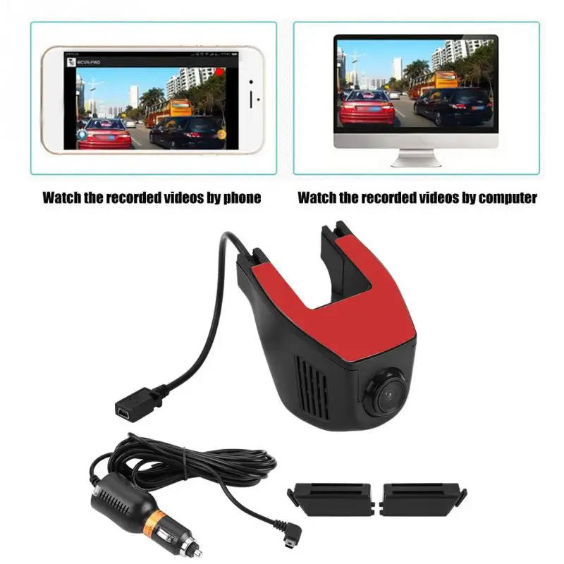 Видеорегистратор автомобильный Full HD 1080P Wi-Fi 12 миллионов пикселей макс. 32 ГБ |