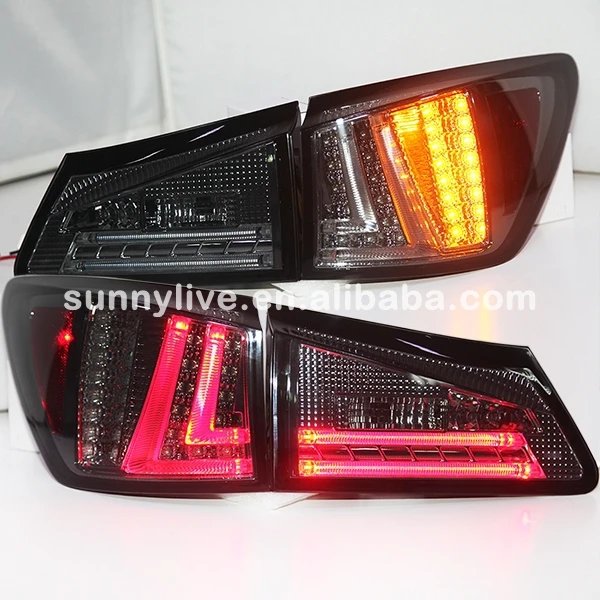 

for Lexus IS250 LED Tail Lamp LED Rear Light 2006-2012 year Smoke Black Color SN