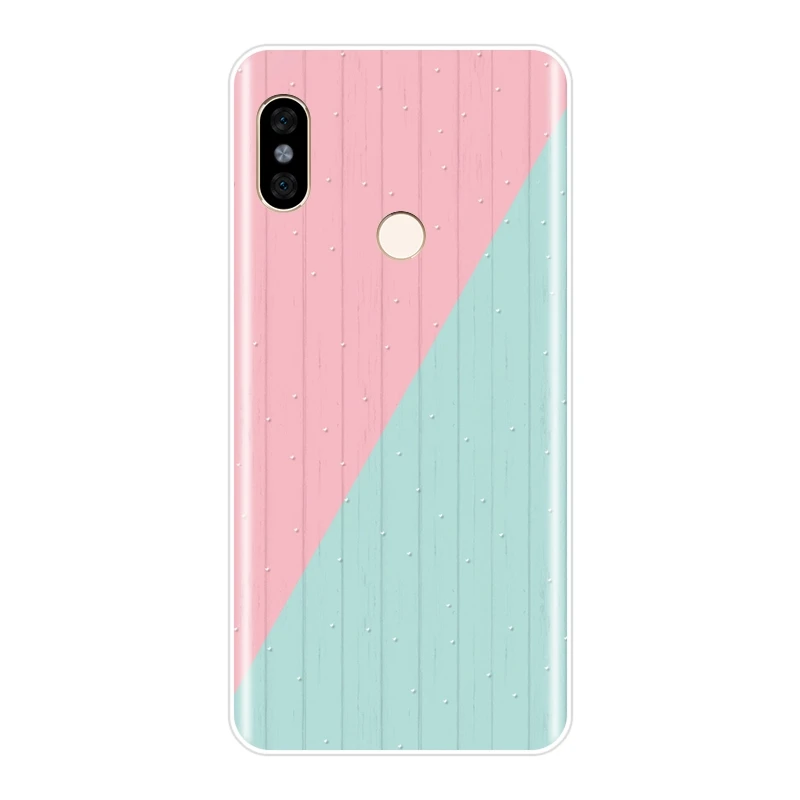 Мягкий силиконовый чехол для телефона Pocophone F1 Xiaomi Redmi S2 6A 5 Plus 4A полосатая задняя