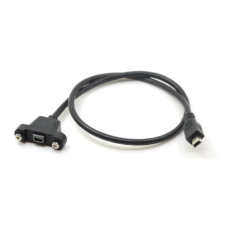 Панельный мини USB удлинитель с винтами 30 см 50 см|Кабели для MP3/MP4-плееров| |