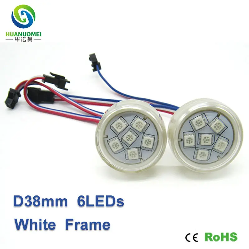 UCS1903 38 мм 6smd направляемая светодиодная Пиксельная лампа 5050 rgb smd светодиодный