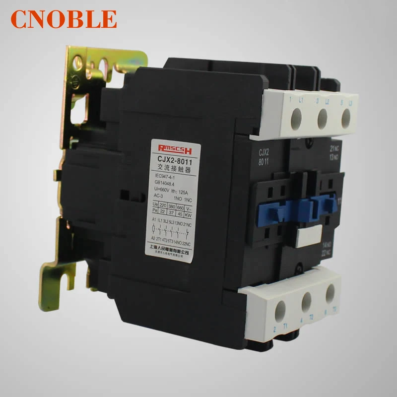 Ac Контактор 80A (LC1) cjx2-8011 220 В катушки Напряжение серебряный контакт | Обустройство