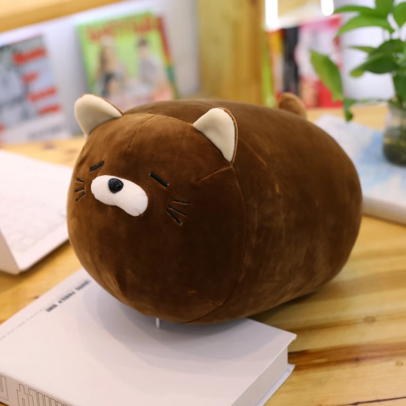 1pc 40/50cm Cute Fat Cat Plush Toy for Children Girls Soft Animal Cartoon Pillow Cushion Stuffed Lovely Kids Birthyday Gift