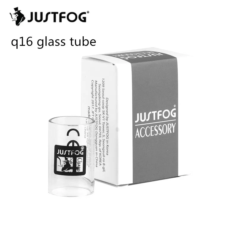 Оригинальный JUSTFOG Q16 стеклянная трубка для замены испарителя Набор распылитель в