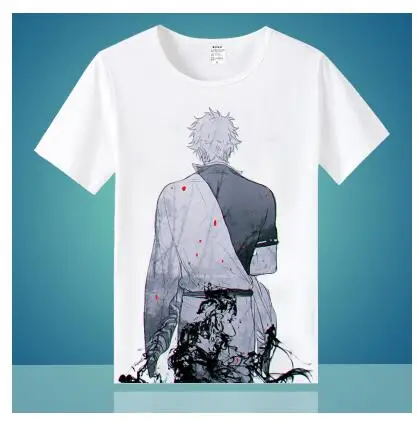 9 Высокое качество, унисекс, аниме, Cos GINTAMA Sakata Gintoki Kagura leader Sadaharu, Повседневная футболка, футболка - Цвет: 9