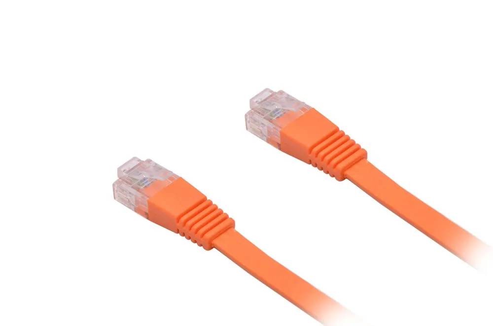 Прямая поставка плоский кабель Ethernet CAT5E длиной 1 5 мм из чистой меди RJ45 м |