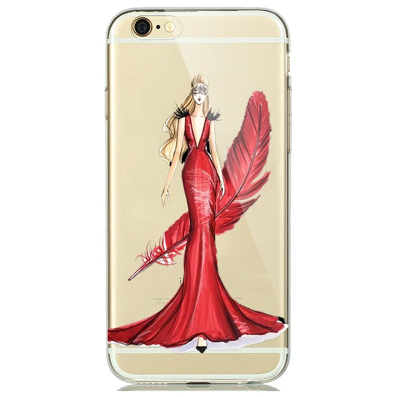 Phone Cases For iPhone 7 8 6 6s 7Plus 8Plus Traveling Girls Design Beautiful Bikini Girl Cover for Apple iphone 5S 5 Case |