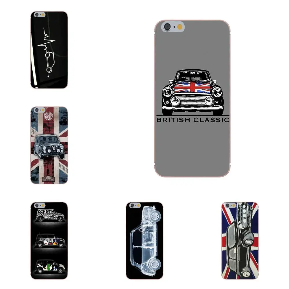 Oedmeb мягкий чехол для сотового телефона Apple iPhone 4 4S 5 5C 5S SE 6 6S 7 8 Plus X Mini Cooper