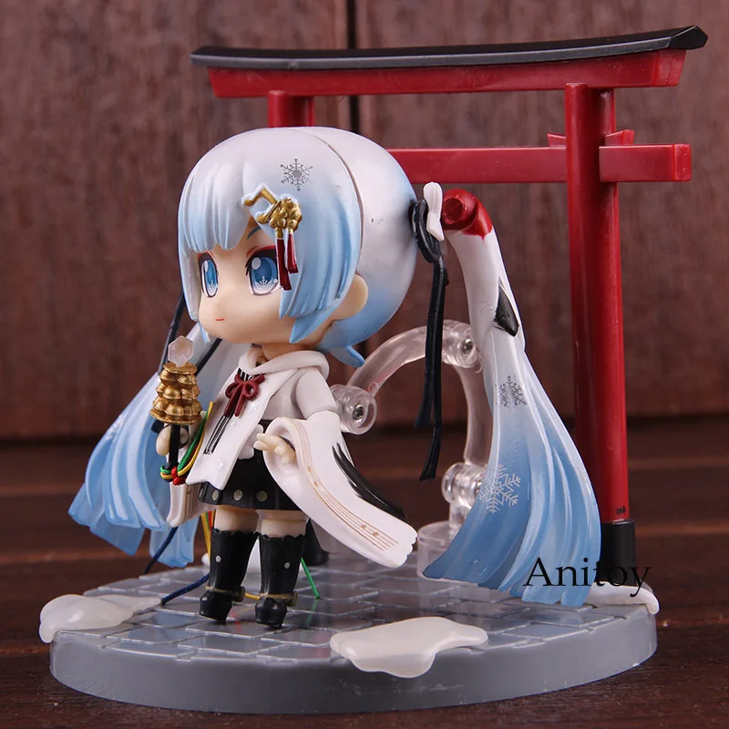 Nendoroid 850 Снег Мику кран жрица версия Редкие Хацунэ Мику ПВХ фигурка Коллекционная модель игрушки