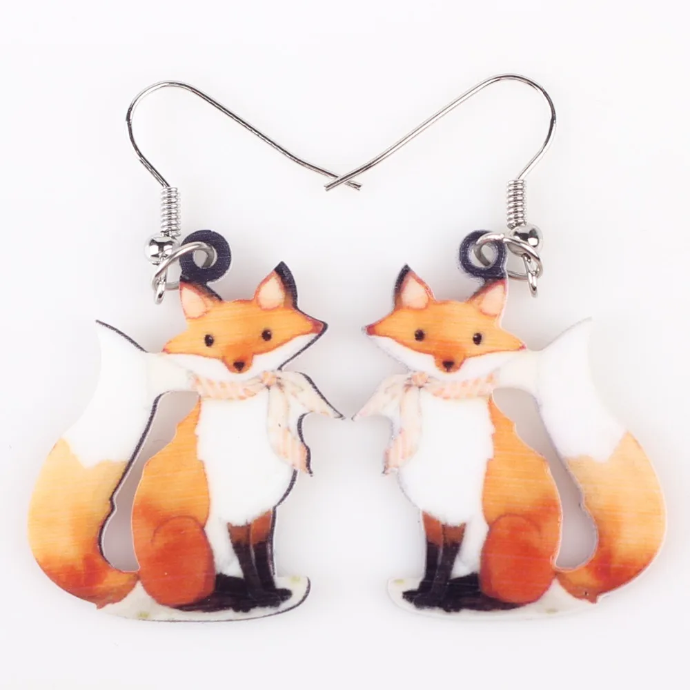 Женские акриловые серьги-подвески в форме капли Bonsny эффектные длинные серьги